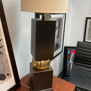MCM LAMP BLACK GOLD